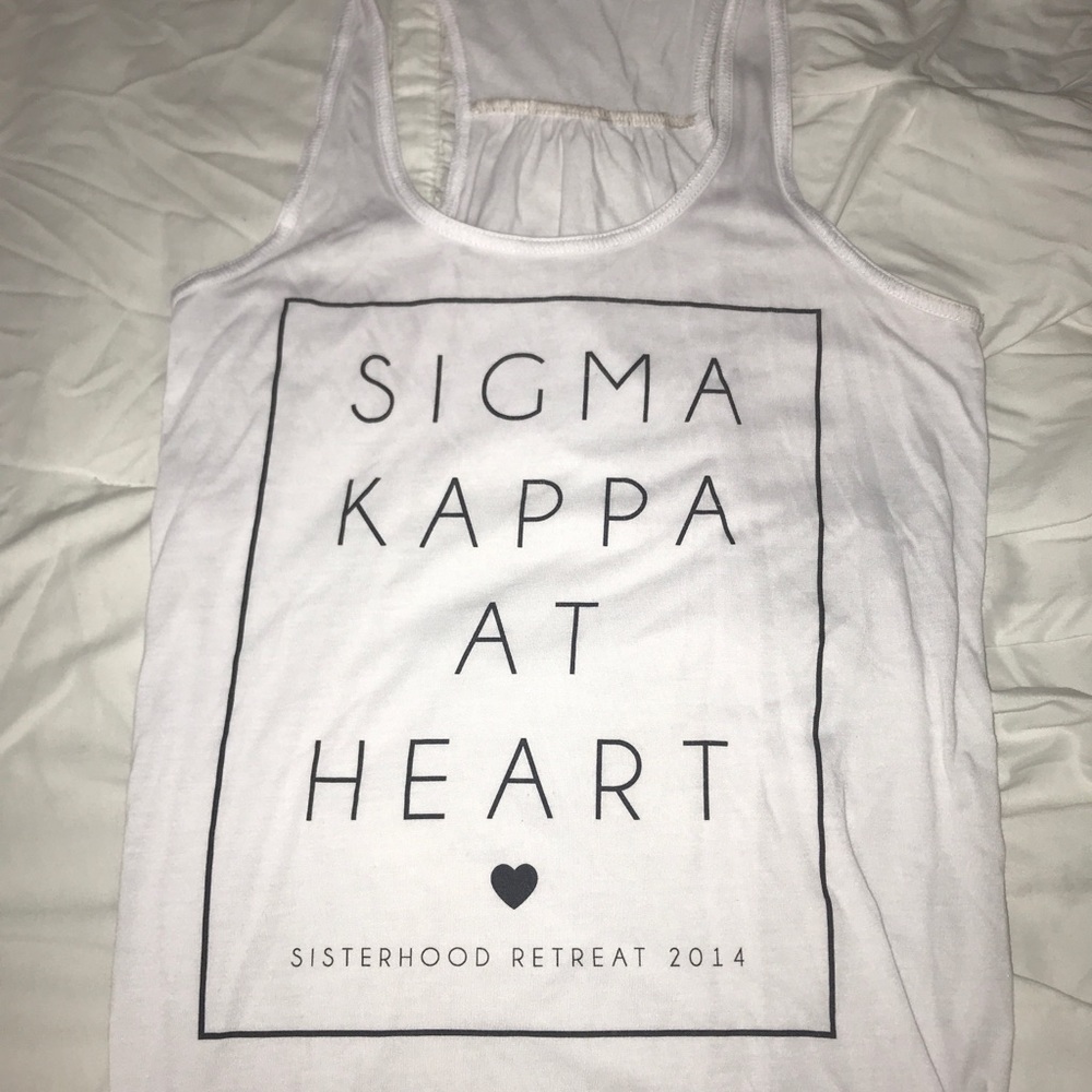Sigma Kappa at Heart tank top